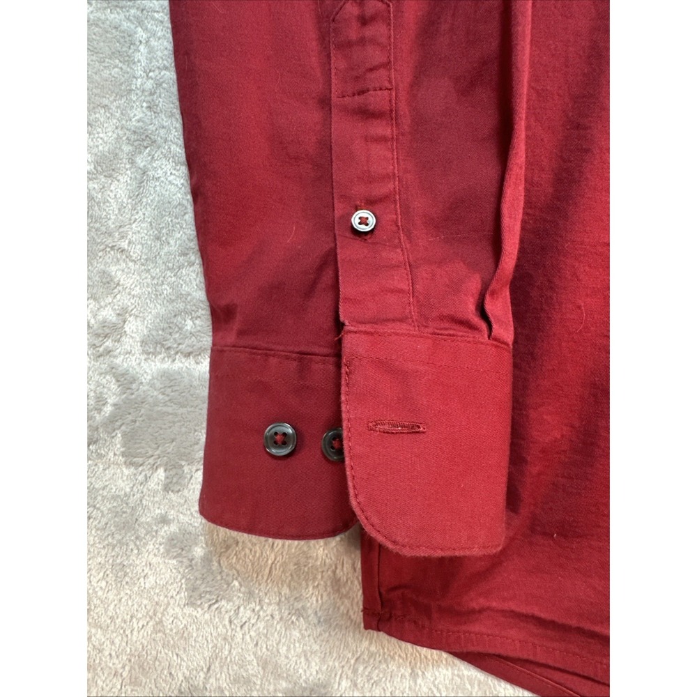 Wrangler‎ 20X Competition Shirt Men XL Long Sleeve Western Cowboy Rodeo Red - Picture 9 of 13
